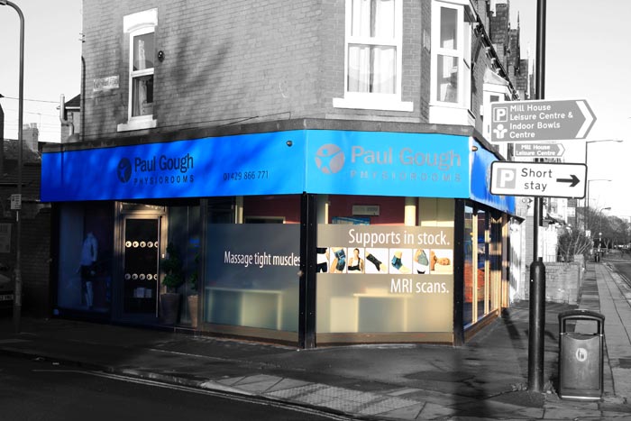Photo of one of Paul Gough's UK clinics